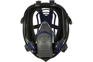 3M Ultimate FX Full Facepiece Reusable Respirator, FF-402, NIOSH, ANSI, Six-Strap Harness for a Secure Comfortable Fit, Cool Flow Valve, Passive Speaking Diaphragm, Medium