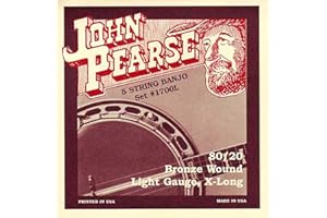 John Pearse 1700L Light Banjo Strings