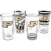 Tervis Purdue Boilermakers - Assorted Made in USA Double Walled Insulated Tumbler Travel Cup Keeps Drinks Cold & Hot, 16oz 4pk, Classic