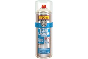 Hycote Bodyshop Clear Lacquer, Fast Drying Spray Paint, 13.5 Oz