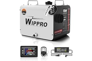 AGEGDXW WIPPRO Diesel Heater 8KW,12V/24V/110V 8L Diesel Air Heater with LCD Switch, Remote Control, for Campers, Car, RV Truck, Boat, Campervans, Caravans
