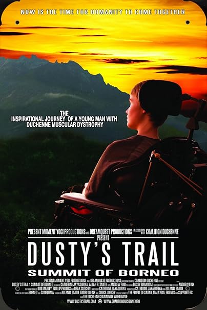 Dustys Trail Summit Of Borneo pelicula metal poster cartel hojalata