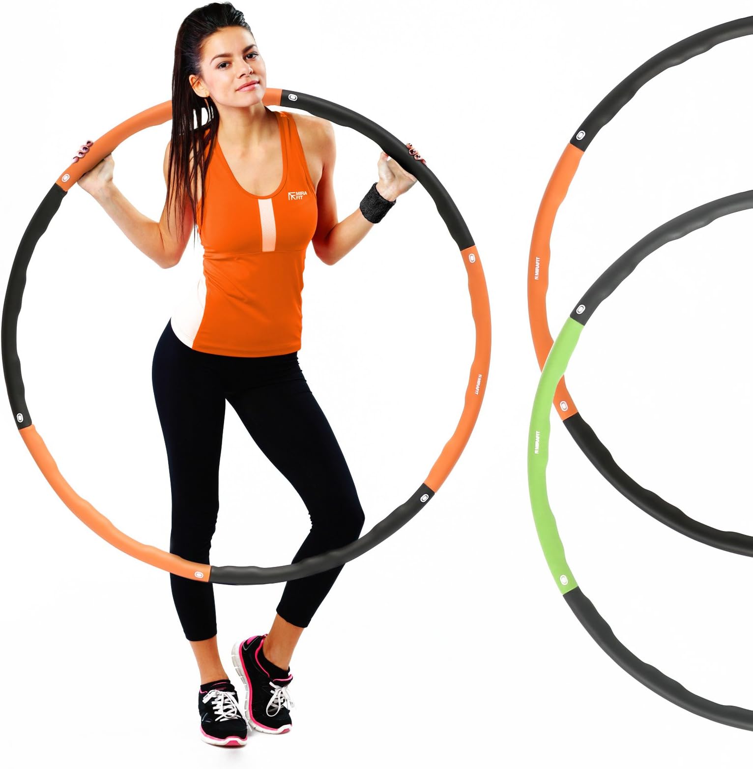 Mirafit Weighted Fitness Hula Hoop - Choice of Colours