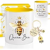 Queen Bee Coffee Mug Gifts for Women Bee Lovers, Sometimes You Forget Your Awesome mug, Beekeeper Farmer Mugs Gift for Mom, Birthday Christmas mugs gifts for woman Friendship Wife Girlfriend BFF-57