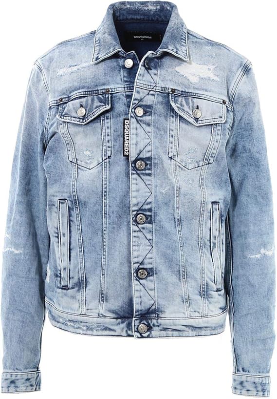 Amazon ディースクエアード Dsquared2 デニムジャケット 44サイズ Dan Denim Jacket 並行輸入品 コート ジャケット 通販