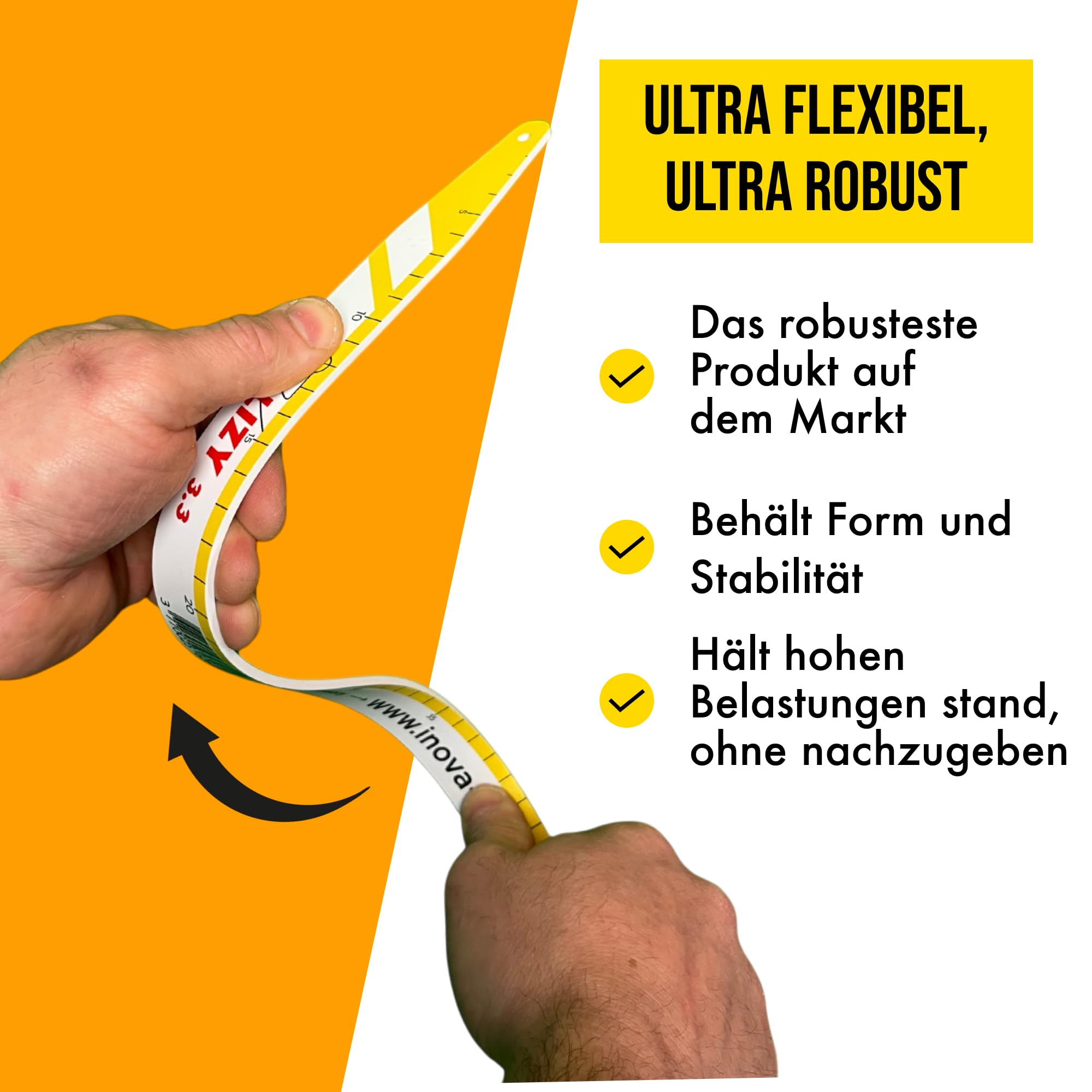 Cablizy Kabeleinziehhilfe 3m | Flexibles Kabel Einziehband für Elektriker & Handwerker | Werkzeug für Kabeldurchzug in Leerrohren, Decken, Wänden & engen Bereichen 4