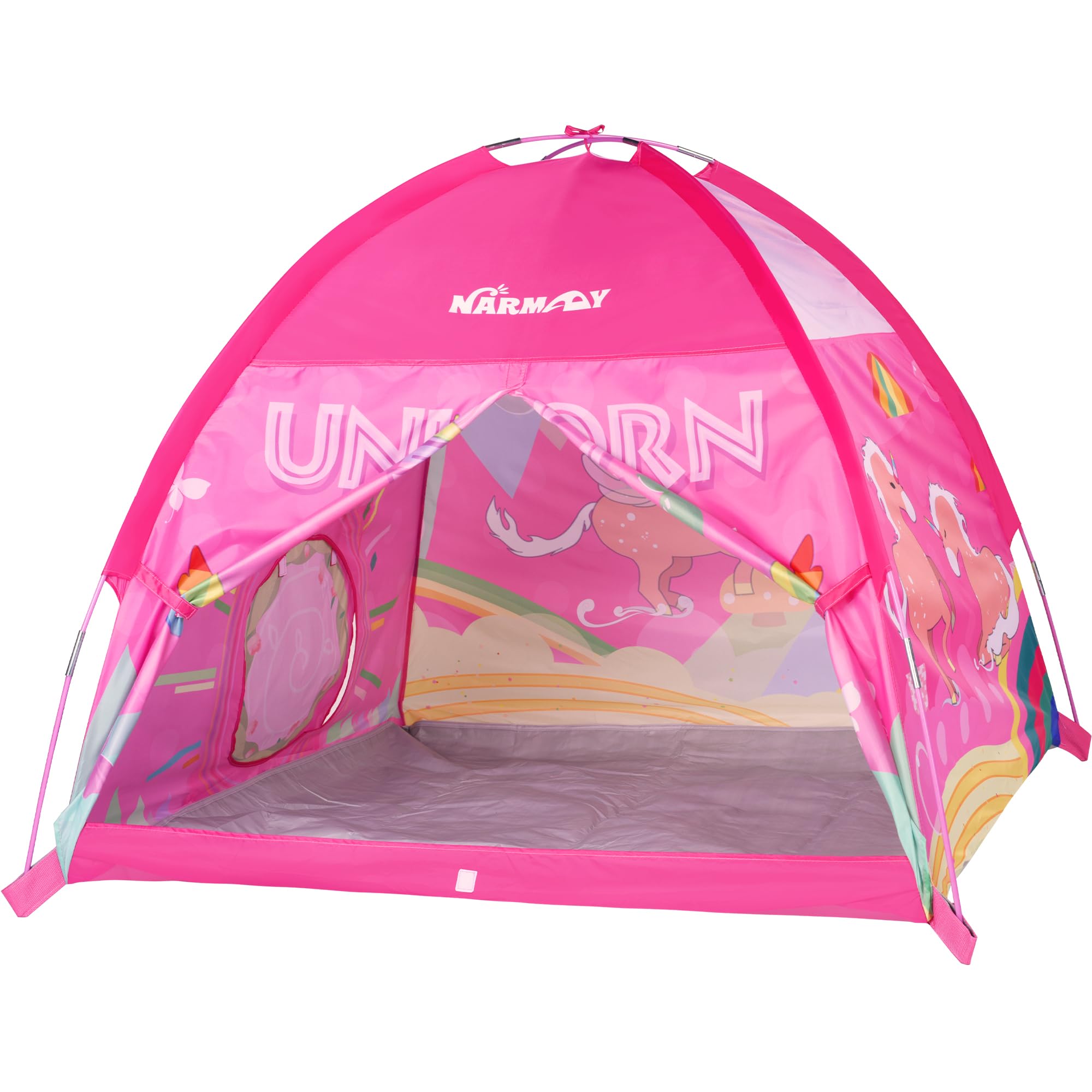 NARMAY® Play Tent Unicorn Dome Tent for Kids Indoor/Outdoor Fun - 121 x 121 x 101 cm