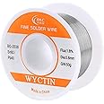 WYCTIN 60-40 Tin Lead Rosin Core Solder Wire for Electrical Soldering and DIY 0.0236 inches(0.6mm) 0.11lbs