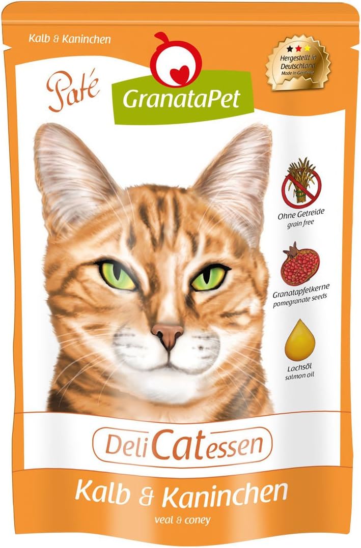 DeliCatessen Wet Food Pouch Calf & Bunny Pack of 12 x 85 g
