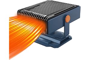 RAINYANUNITE Car Heater,Portable Car Heater 12 V Car Heater That Plugs into Cigarette Lighter,Windshield Defroster Defogger 2 in 1 Fast Heating/Cooling Function,with 360-Degree Rotation Base