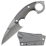 Ccanku C1118 Fixed Blade Knife,D2 Blade G10 Handle