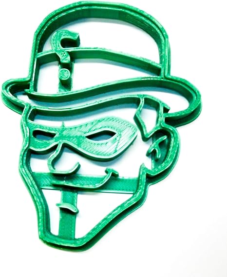 Amazon Com Riddler Batman Rival Dc Comics Gotham Super Villain Special Occasion Cookie Cutter Baking Tool 3d Printed Made In Usa Pr28 Kitchen Dining
