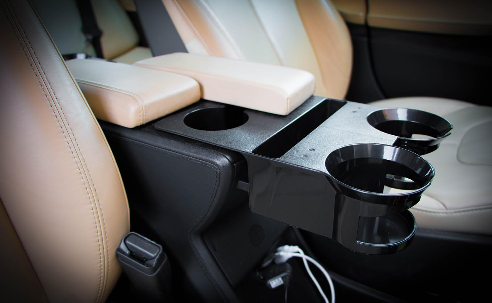 Tesla Cup Holder (Front, Basic Black (Standard))