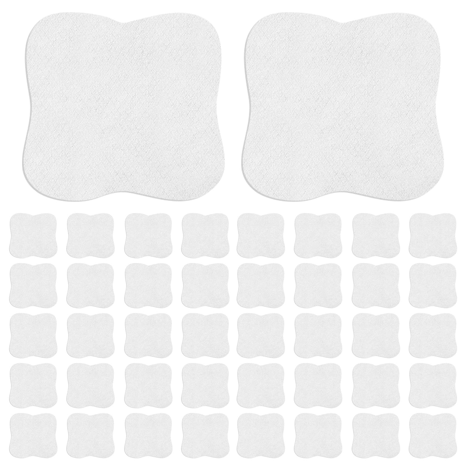 Photo 1 of 40 Pieces Soothing Gel Pads Hydrogel Reusable Nipple Pads Breastfeeding Essentials Nursing Pads Breast Pads Cooling Relief for Moms Sore Nipples from Pumping or Nursing