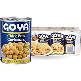Goya Foods Chick Peas, Garbanzo Beans, 15.5 Ounce (Pack of 8)