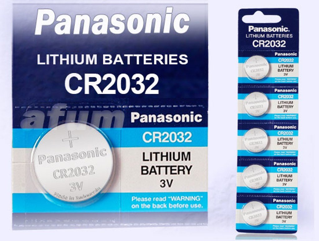 Connect 30663 Panasonic Coin Cell Battery CR2032 3V 1pc x 12