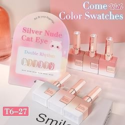 Double Rhythm Cat Eye Gel Nail Polish Set of 6 Same