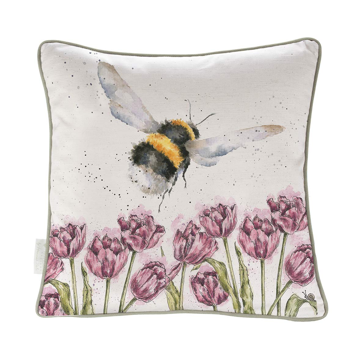 Wrendale Designs - 'Flight Of The Bumblebee' Cushion