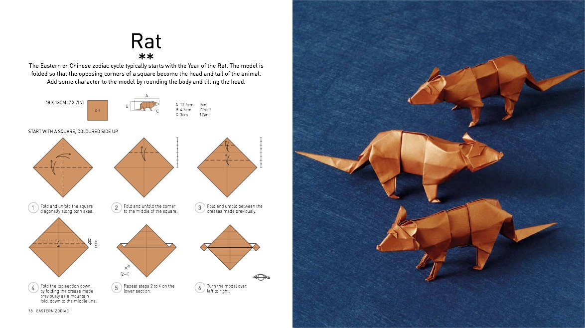 Amazoncom Perfectly Mindful Origami Origami Zodiac East