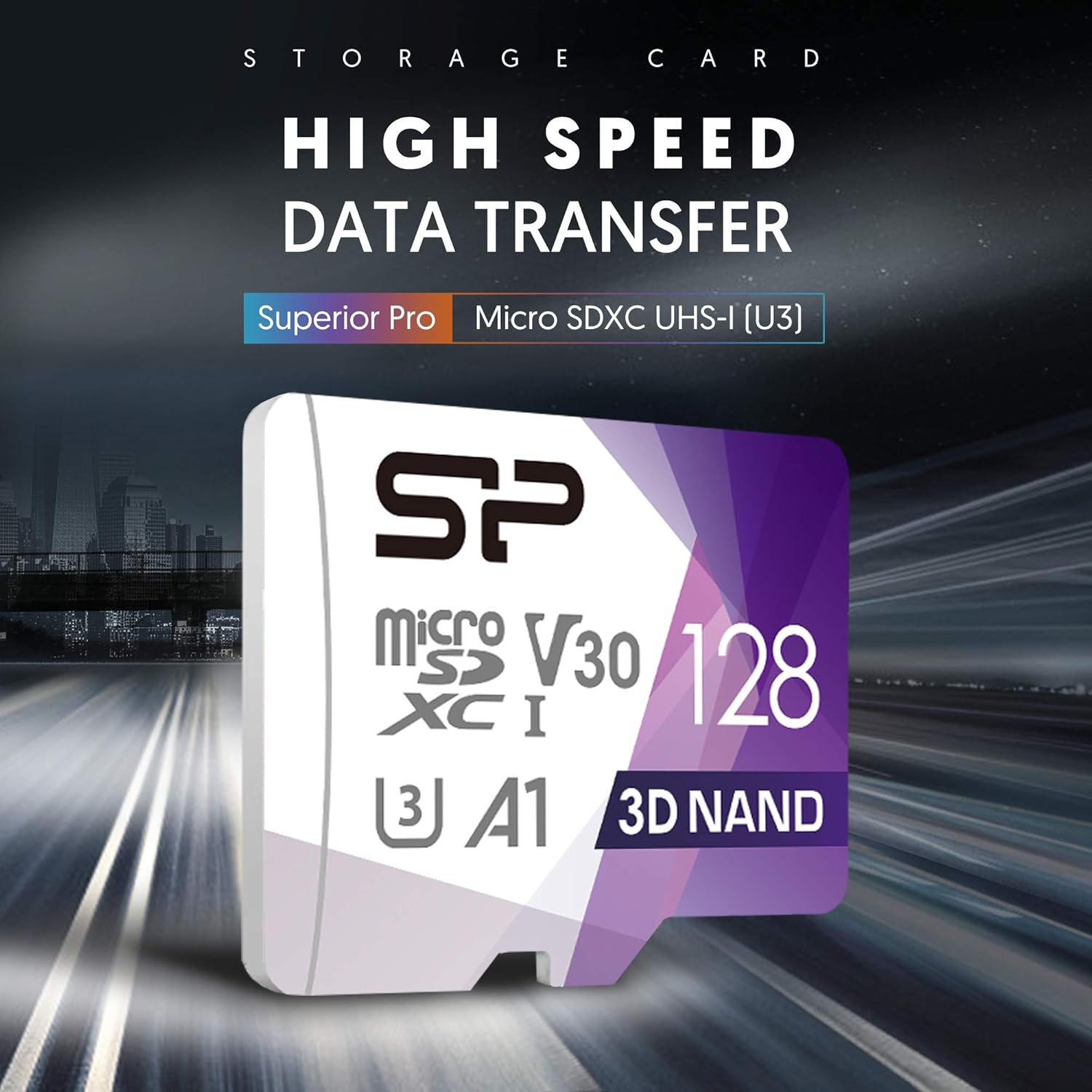 Silicon Power U3 128GB Micro SD Card Nintendo-Switch Compatible, SDXC microsdxc High Speed Class 10 MicroSD Memory Card with Adapter: Computers & Accessories