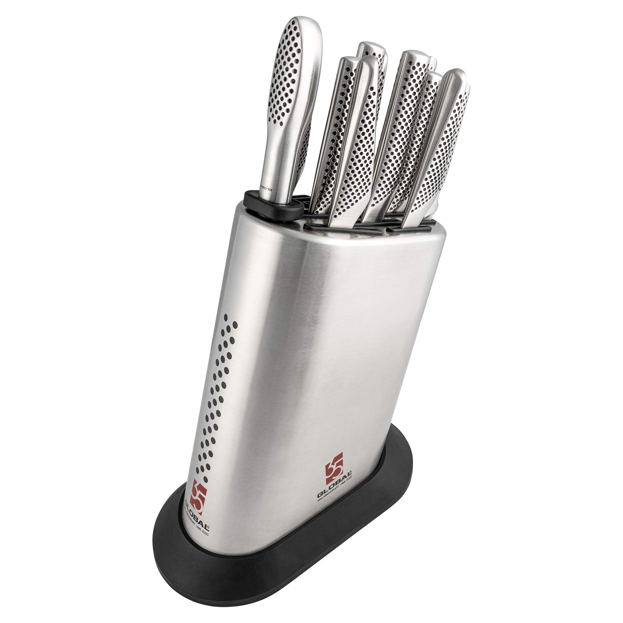 Global Knife Block Set, 35th Anniversary Special Edition, 12 Piece Set – 11 Knives, 1 Knife Block, G-836/35ANB