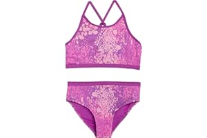 Lands' End Girls' Swimwear UPF 50 Bikini Top and Bottom Swim Set (XS-XL)