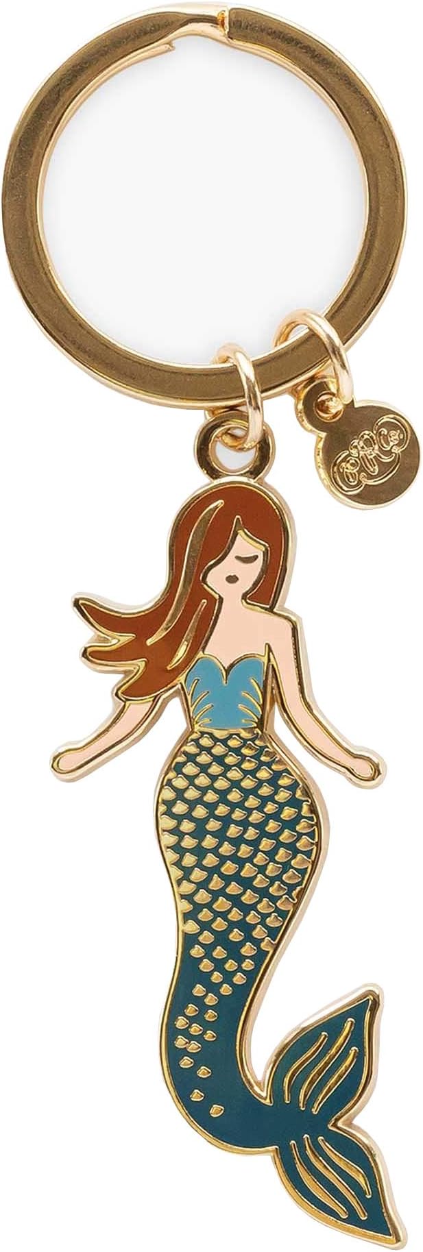 Amazon ライフルペーパー エナメルキーチェーン Ekm002 人魚 名札 ホルダー 文房具 オフィス用品