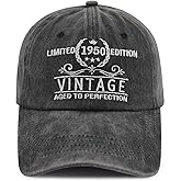 Xpayzere Limited Edition 1950 1951 1952 1953 1954 1955 1956 1957 1958 1959 Hat for Men Women, Funny Birthday Baseball Cap