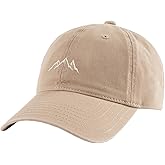 FURTALK Baseball Cap Men Mountain Embroidery Dad Hat Unstructured Soft Vintage Washed Cotton Outdoor Hats for Men