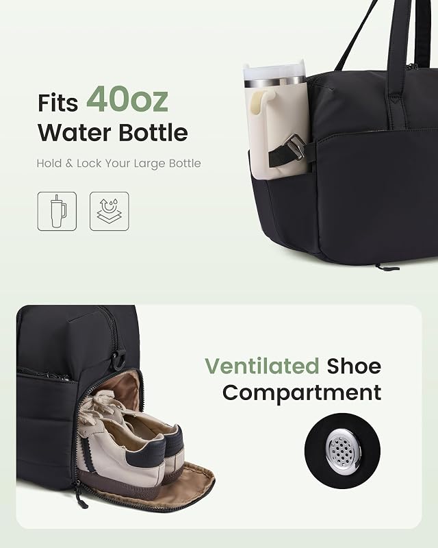 Reisetasche, Vielseitige Leichte Tragetasche für Kurzreisen, Sport & Wochenende - Wasserdichtes Nylon - Unisex