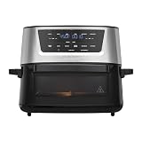 Cuisinart Air Fryer, 9-Quart Basket Large Fryer with 6 Cooking Functions to Air Fry, Roast, Bake, Broil, Keep Warm, and Dehydrate, 6 Airfryer Presets, Dishwasher-Safe Parts, AIR-220, Stainless Steel