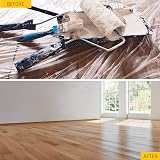 Everbuild Roll & Stroll Hard Surface Protector 600mm x 75m Transparent Blue view 6