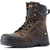 ARIAT mens Treadfast 8" Waterproof Steel Toe Work Boot