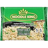 Noodle King Ramen Vegetable Flavour Instant Noodles, Vegetarian, 24x 85g