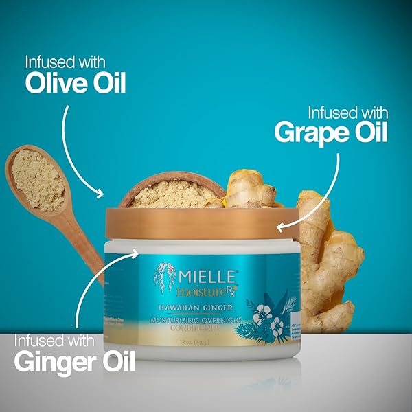 MIELLE ORGANICS MOISTURE RX HAWAIIAN GINGER MOISTURIZING OVERNIGHT CONDITIONER