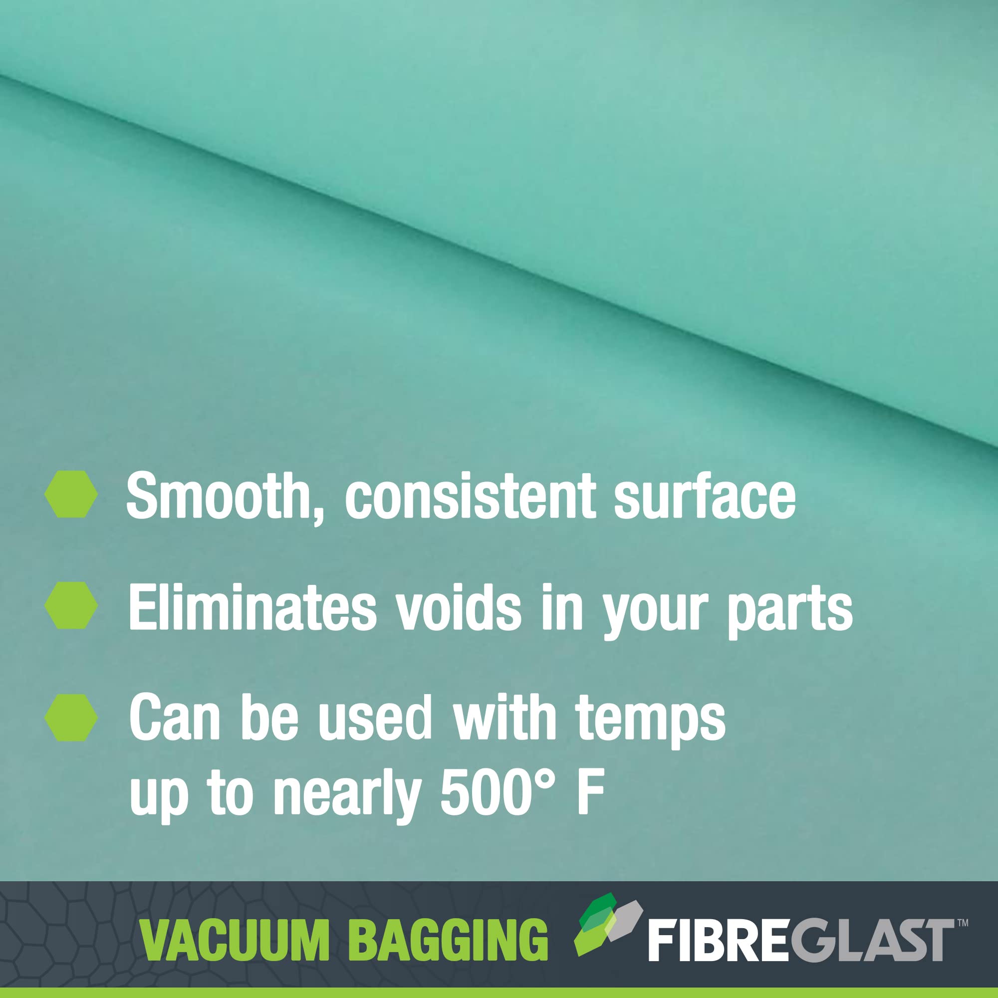 Fibre Glast Nylon Peel Ply, 1 Yard Folded Pkg– Vacuum Bagging Supplies, Seal & Stabilize Composites Made of Carbon Fiber, Fiberglass, Epoxy & Resin– Made in USA