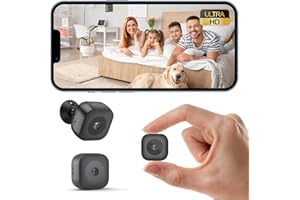 ZONGBI Mini Camera,Security Camera & HD Surveillance Cam,Wireless Rechargeable Indoor Camera with SD Storage & Night Vision Compact Indoor Cameras Wireless for Easy Placement,Motion Detection for Indoors