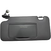 Prefer Warehouse Sun Visor with Light Driver Left Gray 83280-T7W-A12ZA | Compatible with Honda HR-V EX-L EX LX Sport 2016-2022 Replace 83280-T7W-A12ZA, 83280T7WA12ZA