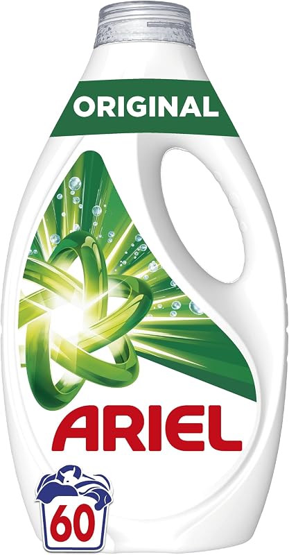 Detergente Lavadora Liquido 60 Lavados, Original, Jabon Limpieza Mejorada en Ciclos Mas Frios con la Exclusiva Tecnologia de limpieza en Frio