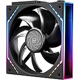 Thermalright TL-M12Q Case Fan, CPU Cooler Comes with ARGB Mirror Light Effect,PC PWM Silent Cooling with 2000RPM Speed, CPU C