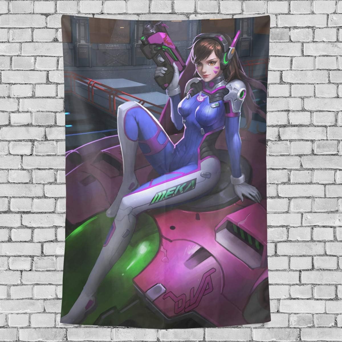 FASHIONDIY DVA Sexy Beautiful Game Anime Tapestry Wall Hanging Decoration for Apartment Home Art Wall Tapestry for Bedroom Living Room Dorm 60 x 51 inches