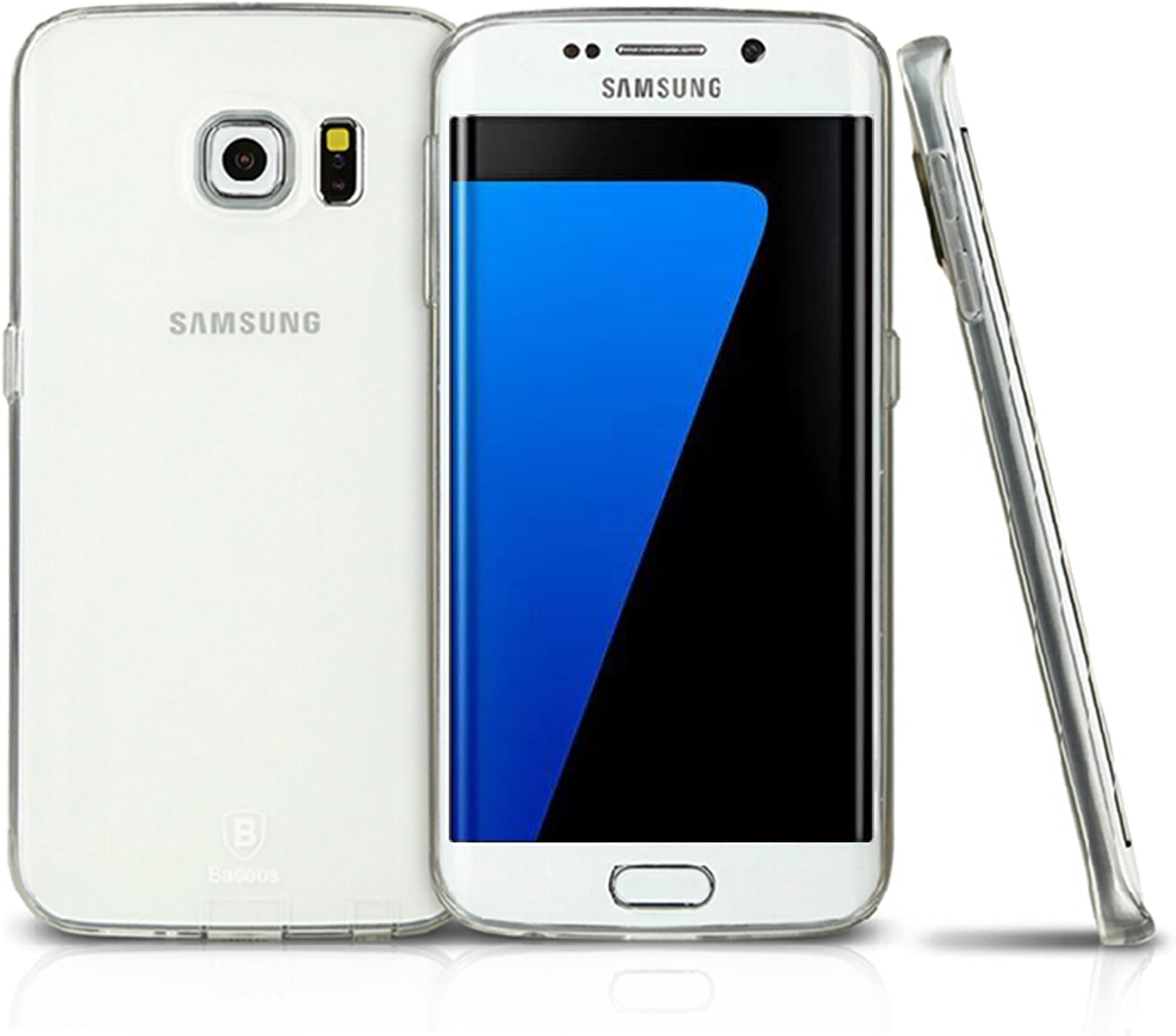 ElecShield Ultra Thin Case for Samsung Galaxy S7 Edge Case / Cover (S7 Edge, Clear)