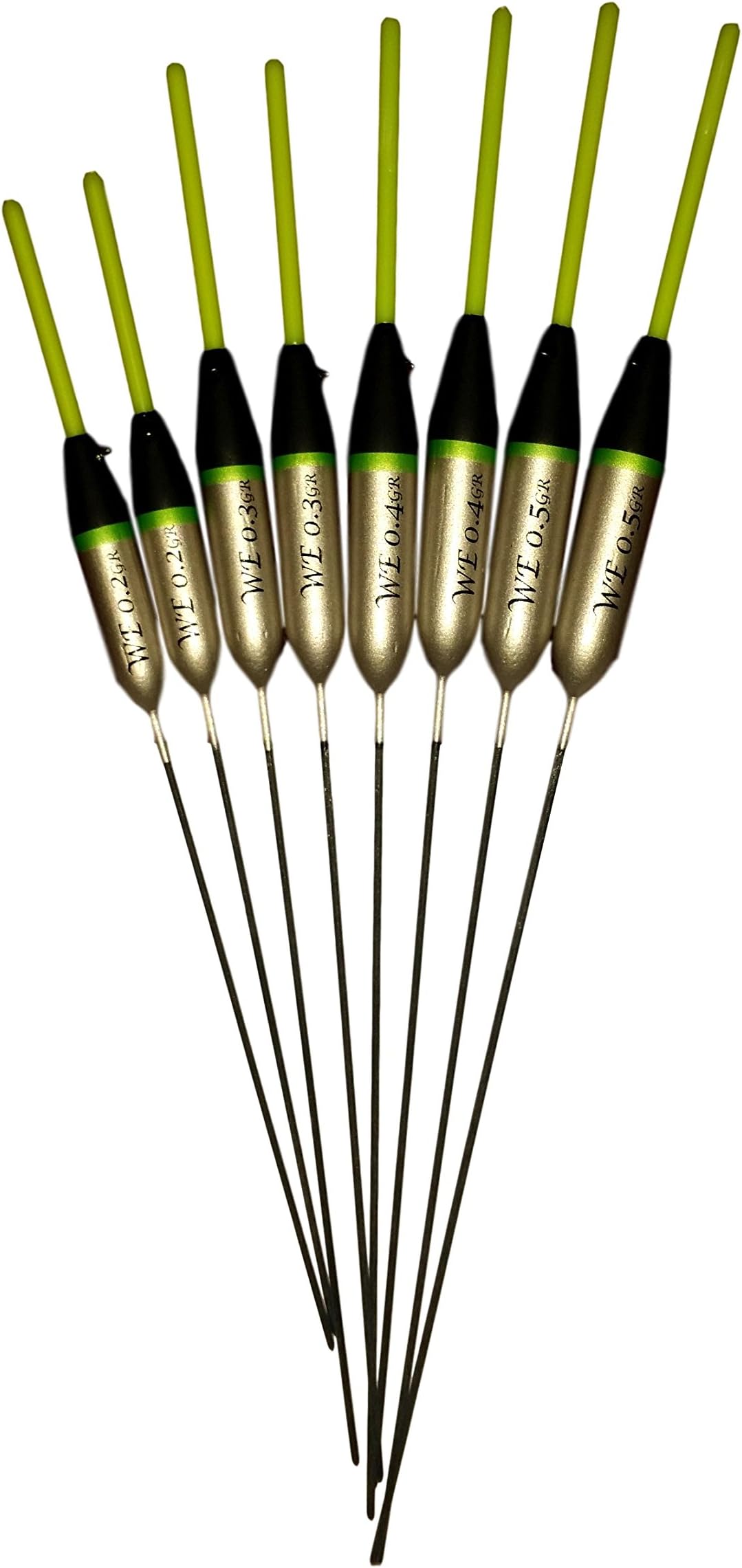 SRG Pole Floats 8 x Assorted Pole Floats (Pack 341Y8)