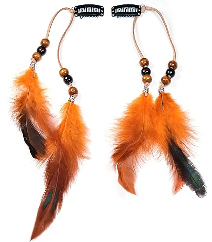 Amazon.com : Natural Handmade Colorful Boho Hair Clips, 13  display picture 1