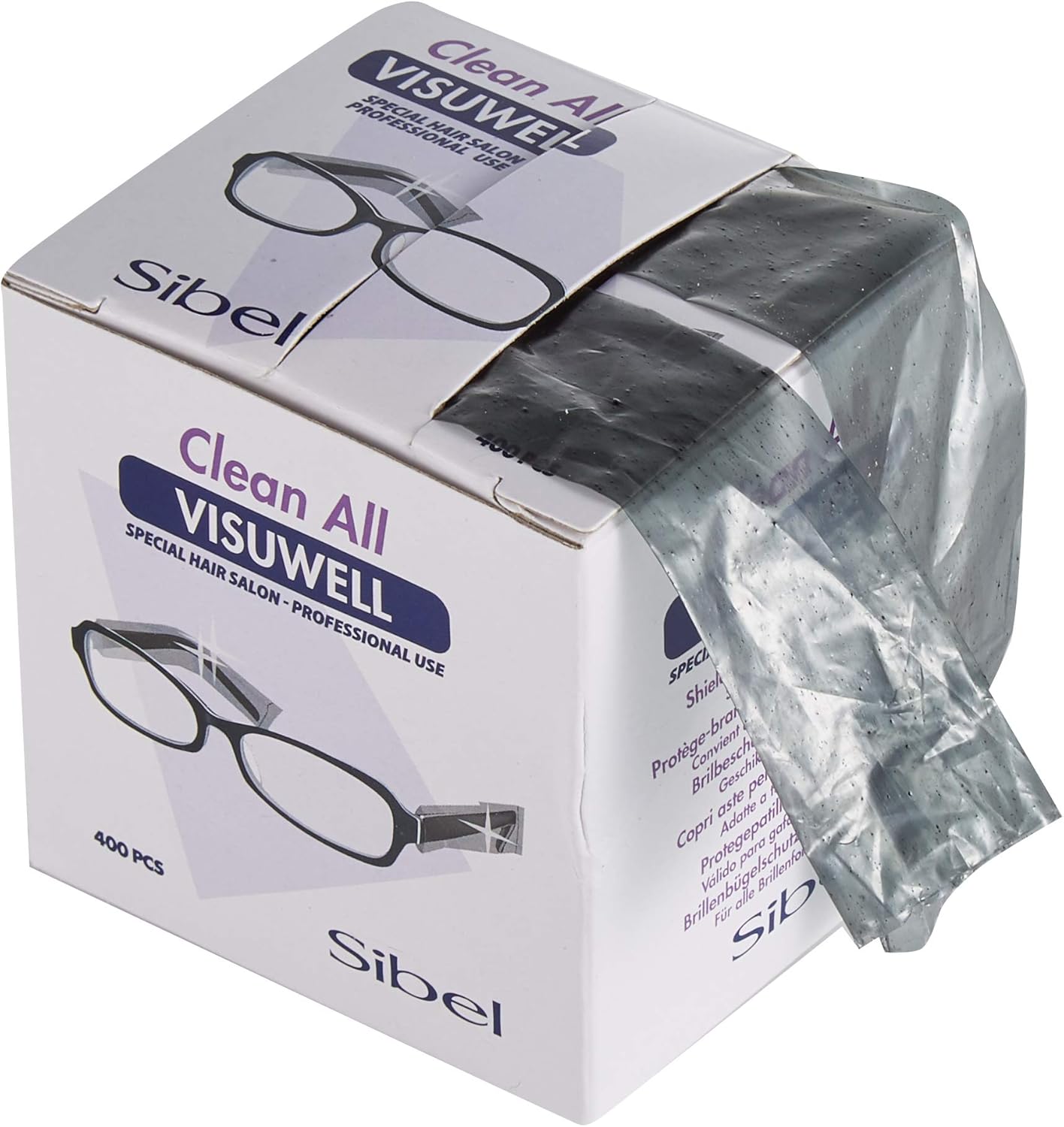 Sibel, Visuwell Glasses Protector, 400 Count, white, 400 Unidad (Paquete de 1) - Image 5