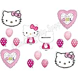 Amazon Com 12 Hello Kitty Rosa Chupete Collares Bebe Ducha Juego Regalos Premios Nina Decoracion Health Personal Care