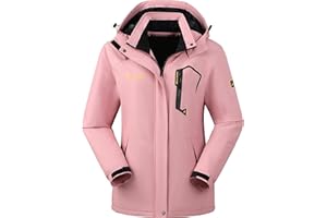 BOWOXO Waterproof Warm Winter Snow Coat for Women Ski Jacket for Snowboarding Hiking