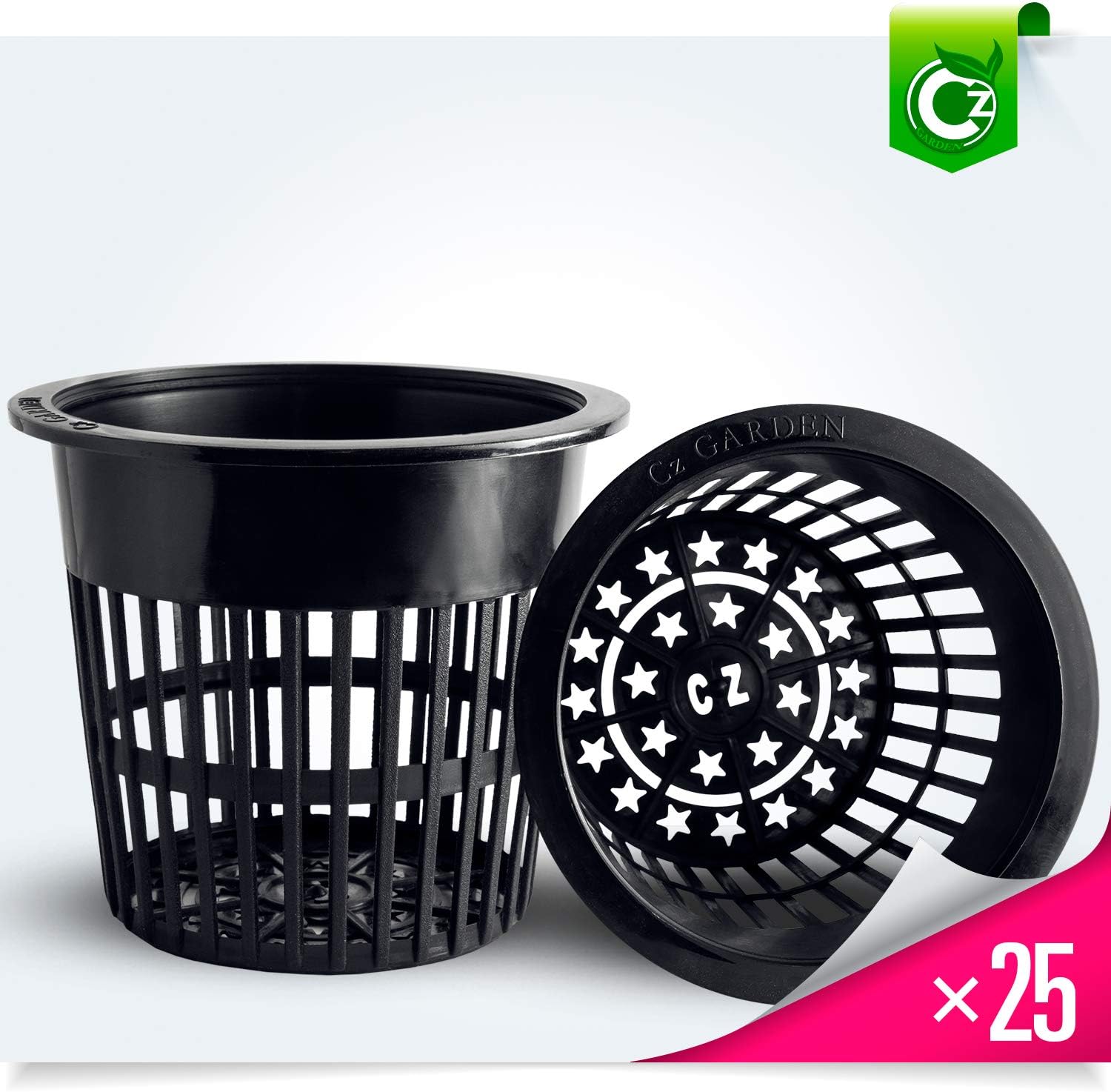 Amazon Com 25 Pack 4 Inch Round Heavy Duty Net Cups Pots Wide