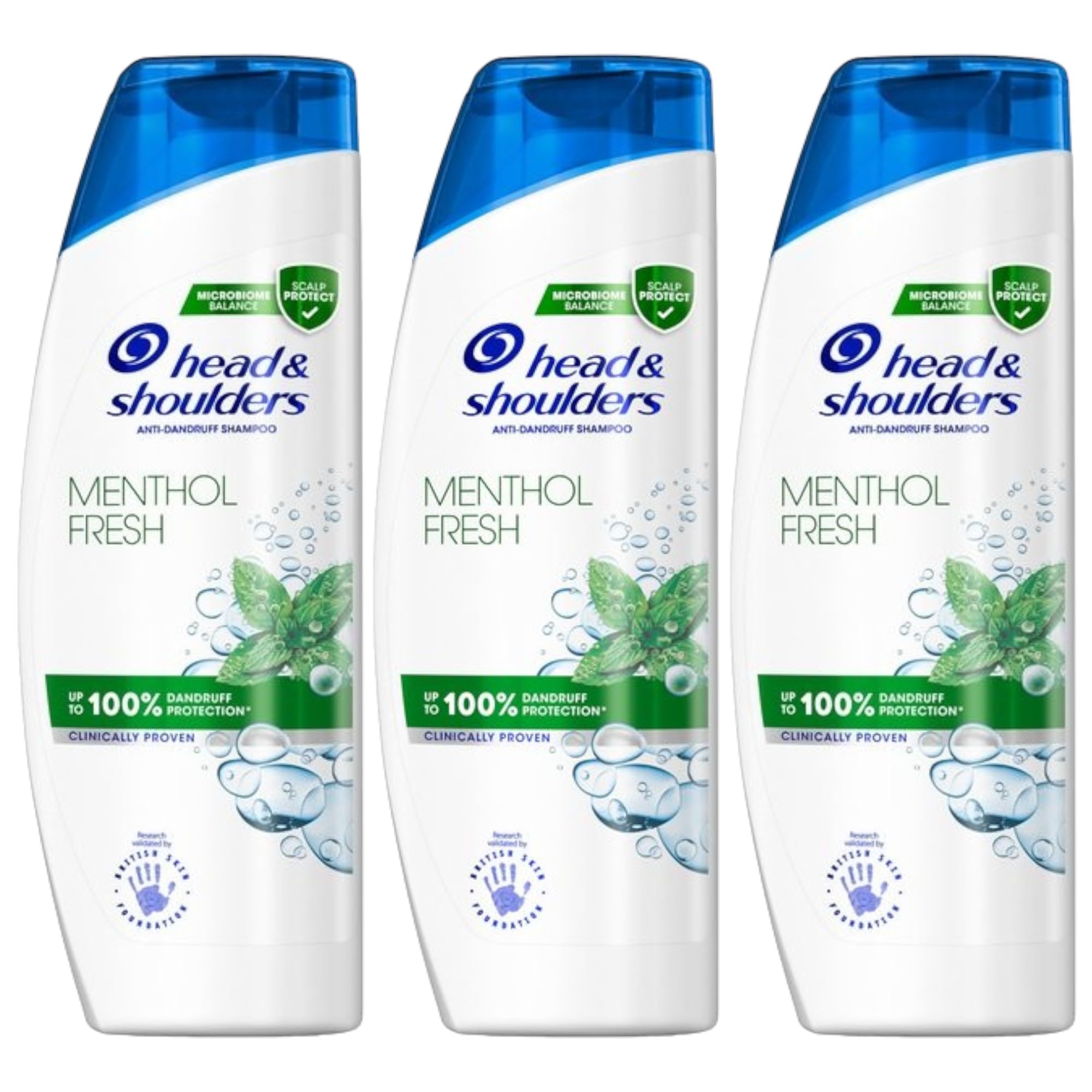 3 x 200ml | Head & Shoulders Menthol Fresh Anti Dandruff Shampoo 200ml