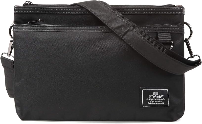 Amazon ビービーフィールド ショルダーバッグ メンズ サコッシュ 2way 斜め掛け 防水 ブラック field ビービーフィールド ショルダーバッグ